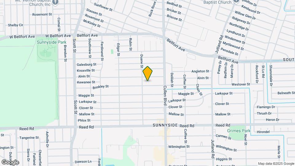 4611 Brinkley St Map and Location Details