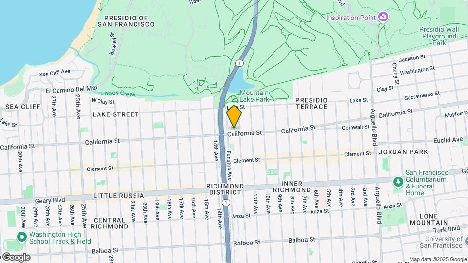 5026 California St Map and Location Details