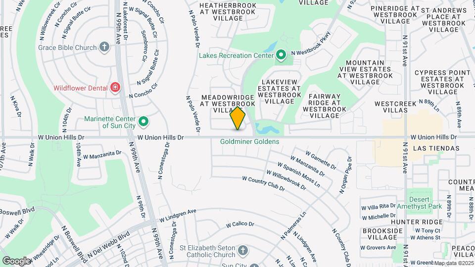 9733 W McRae Way Map and Location Details