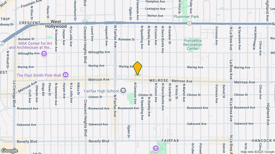 710 N Genesee Ave Map and Location Details