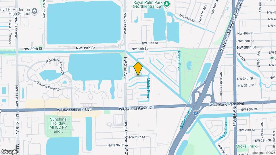 1951 NW 33rd Ct, Unit Room04 Map and Location Details