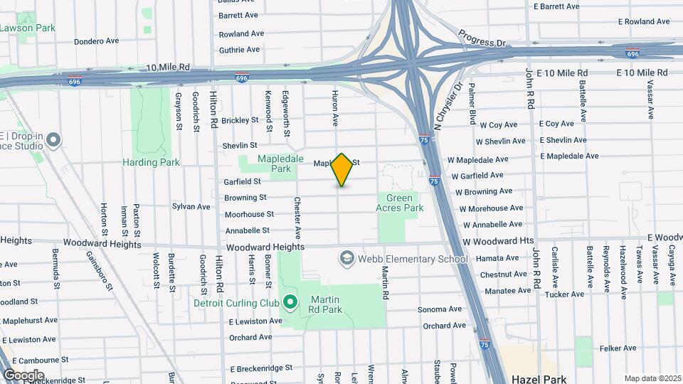 2103 Browning St Map and Location Details