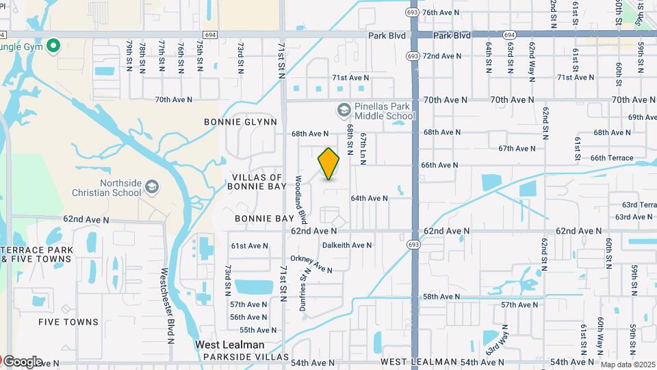 6871 64th Ave N Map and Location Details