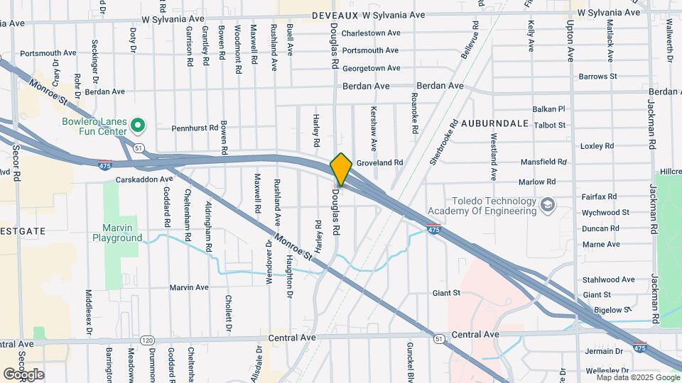 3522 Douglas Rd Map and Location Details