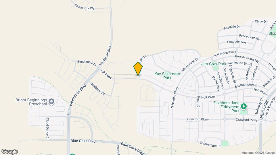 1001 Wadsworth Dr Map and Location Details