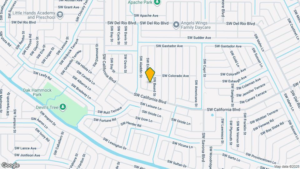 2073 SW Ember St Map and Location Details