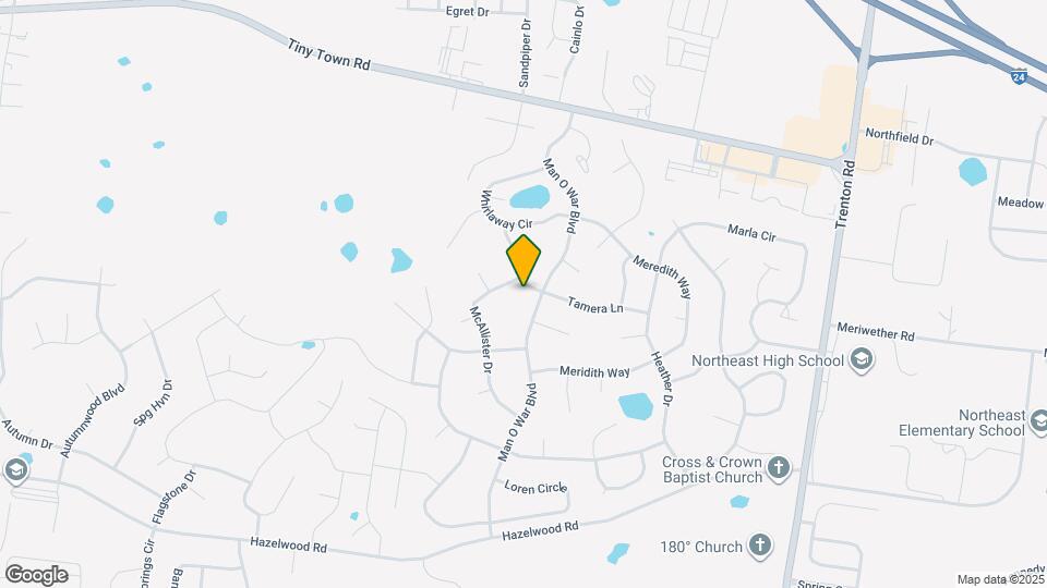 3832 Cannondale Dr Map and Location Details