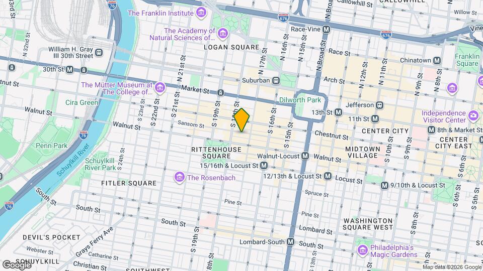 1720 Sansom St Map and Location Details