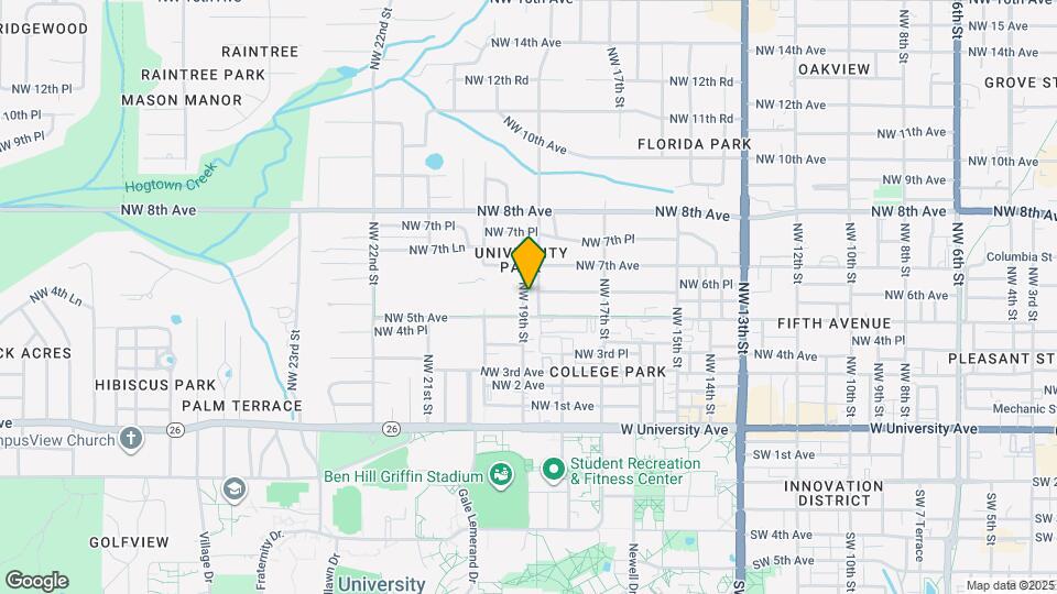 519 NW 19th St Map and Location Details