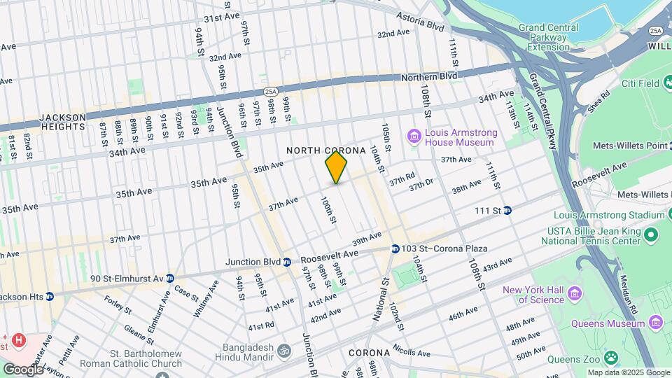 100-22 37th Ave Mapa y Detalles de la Ubicación