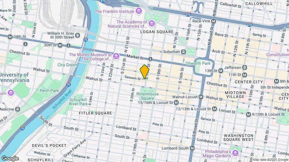 124 S 19th St Map and Location Details