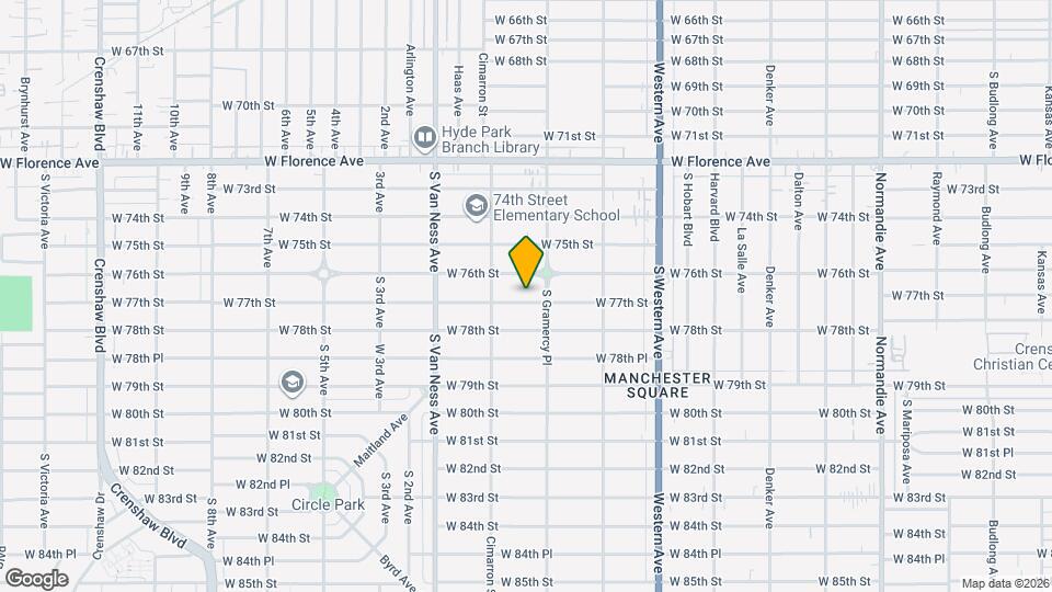 2023 W 77th St Map and Location Details