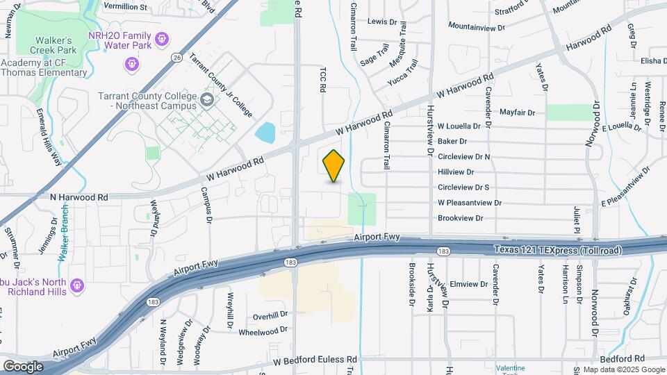 704 W Pleasantview Dr Map and Location Details