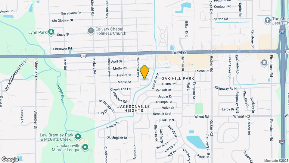 5641 California Ave Map and Location Details