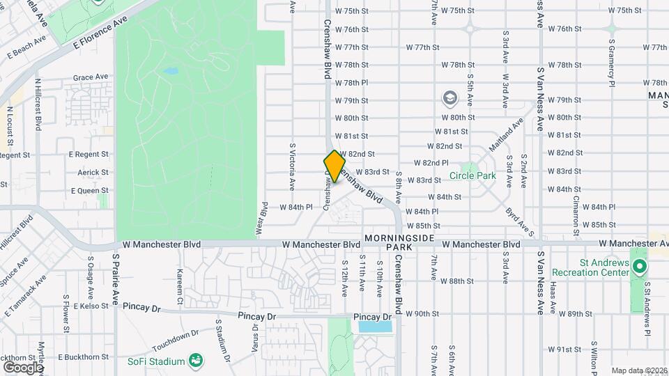 3366 W 83rd St, Unit 3366 Map and Location Details