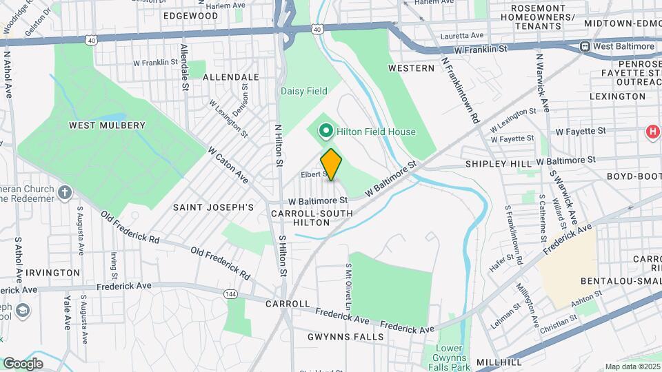 20 N Rosedale St Map and Location Details