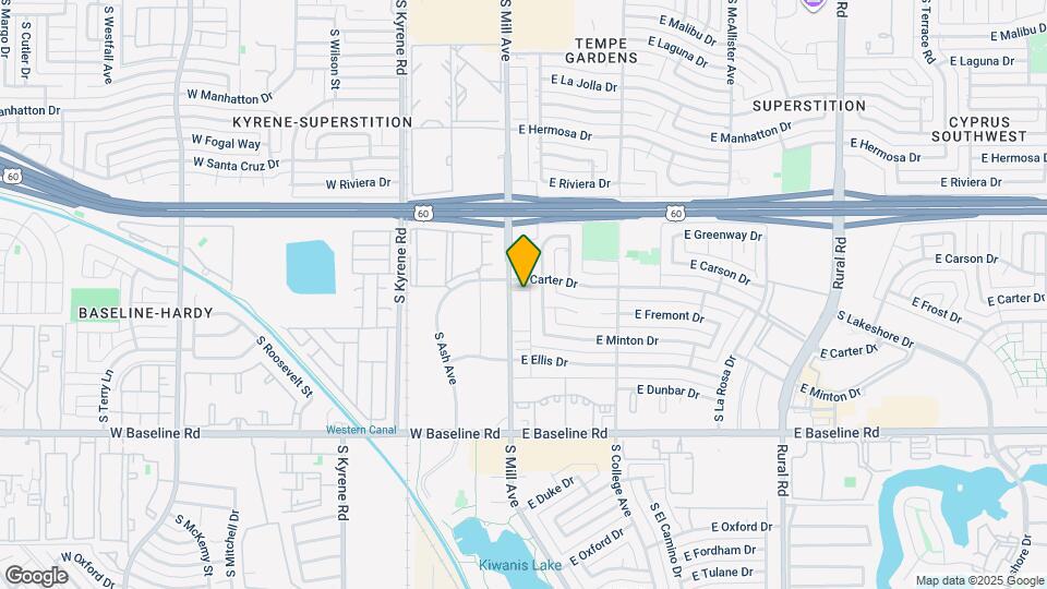 4613 S Mill Ave Map and Location Details