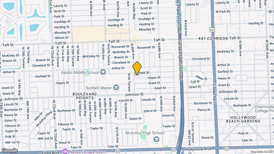 6581 Hayes St Mapa y Detalles de la Ubicación