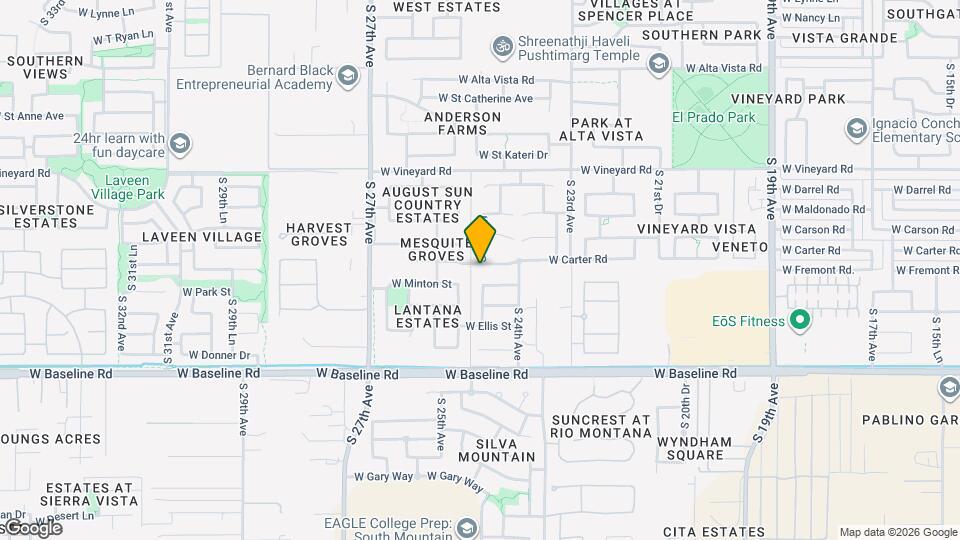 2431 W Carter Rd Map and Location Details