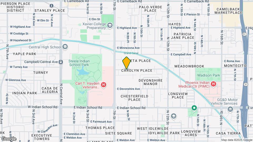 805 E Turney Ave Map and Location Details