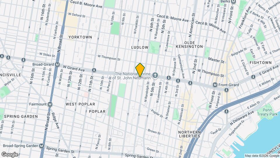 1005 N Marshall St Map and Location Details