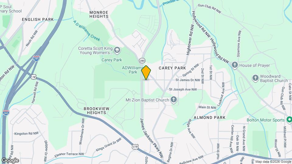 1120 Wedgewood Dr NW Map and Location Details