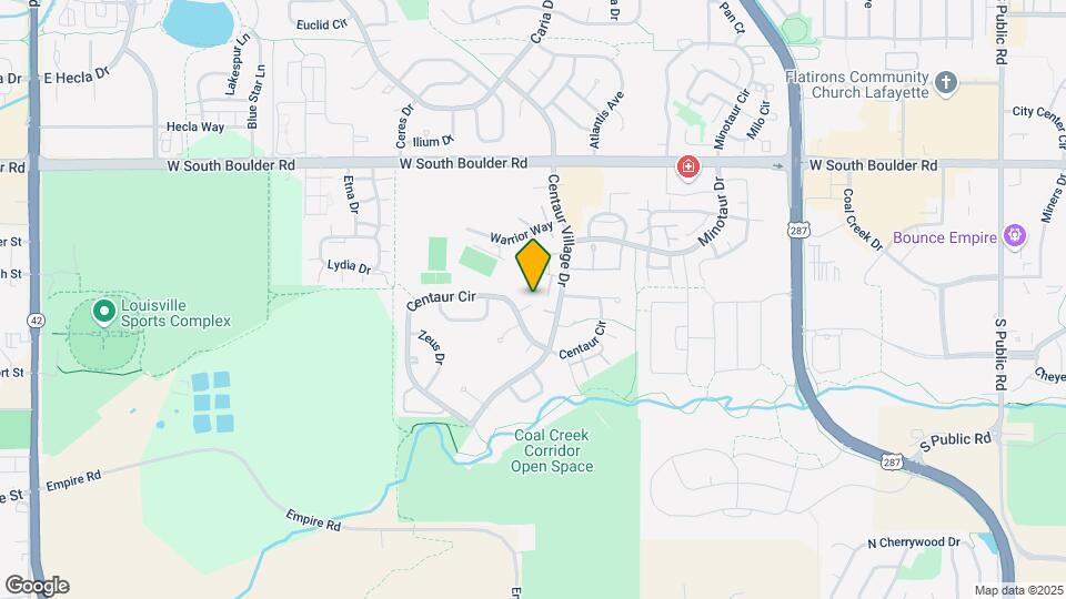 1225 Centaur Cir, Unit A Map and Location Details