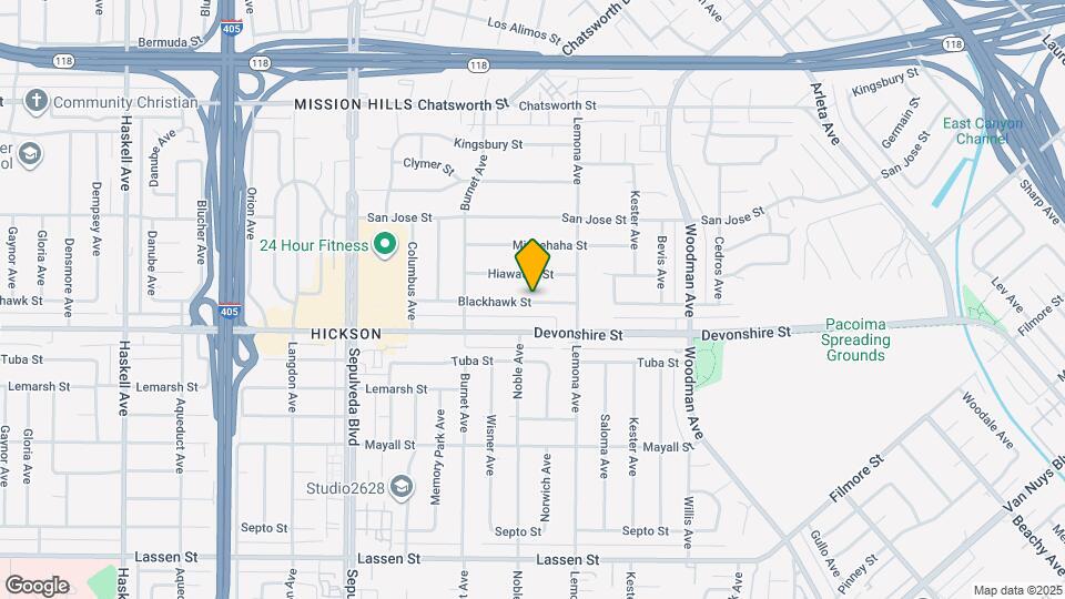 15049 Blackhawk St Map and Location Details