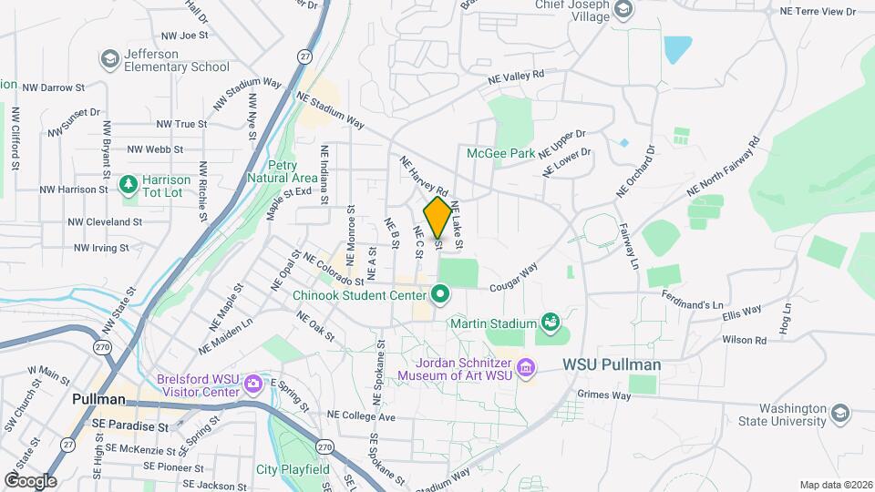 1005 NE D St Map and Location Details