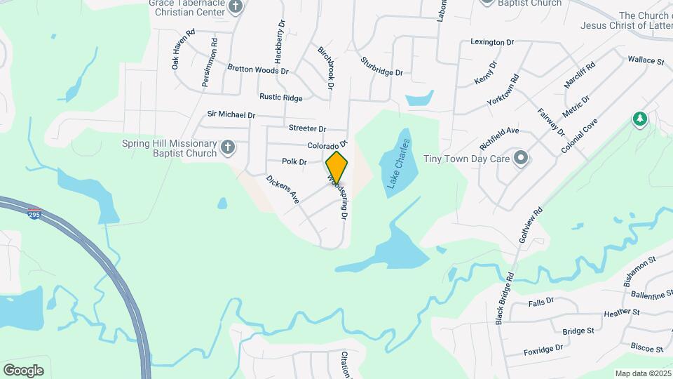 6017 Woodspring Dr Map and Location Details