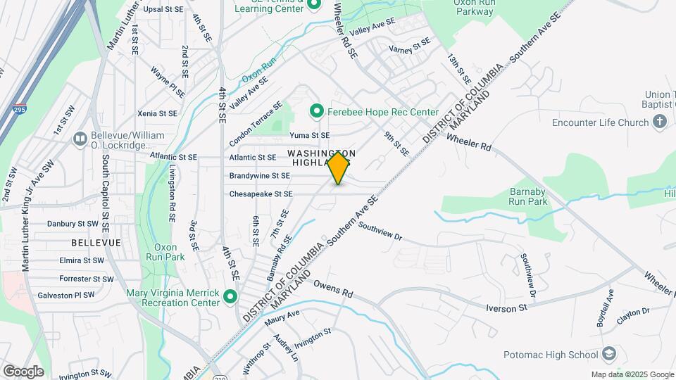 808 Chesapeake St SE Map and Location Details