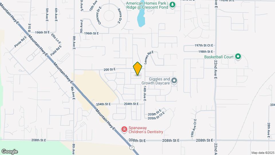1315 201st St Ct E Map and Location Details