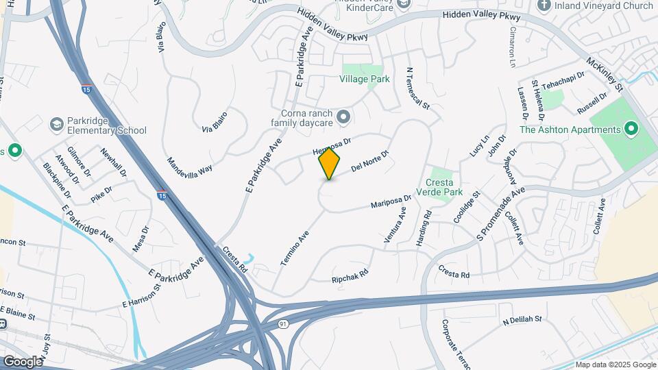 1410 Del Norte Dr Map and Location Details