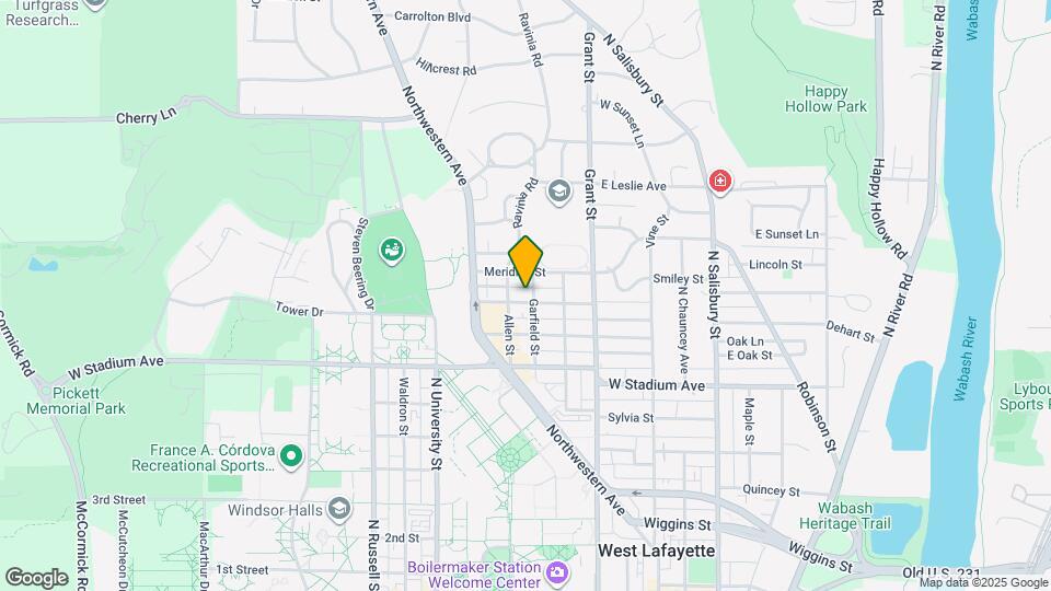 606 Dodge St Mapa y Detalles de la Ubicación