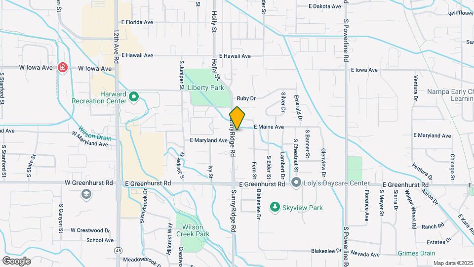 1912 SunnyRidge Rd Map and Location Details