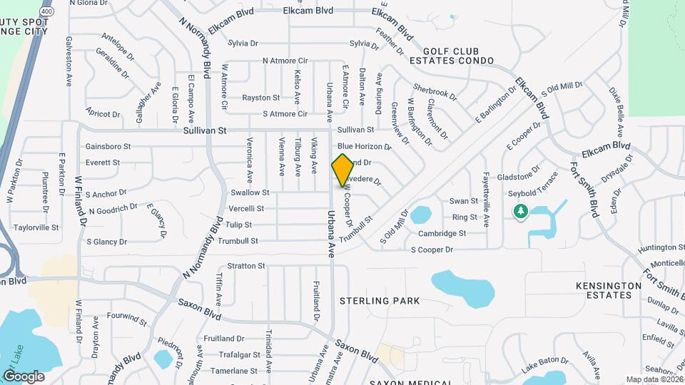 1874 W Cooper Dr Map and Location Details