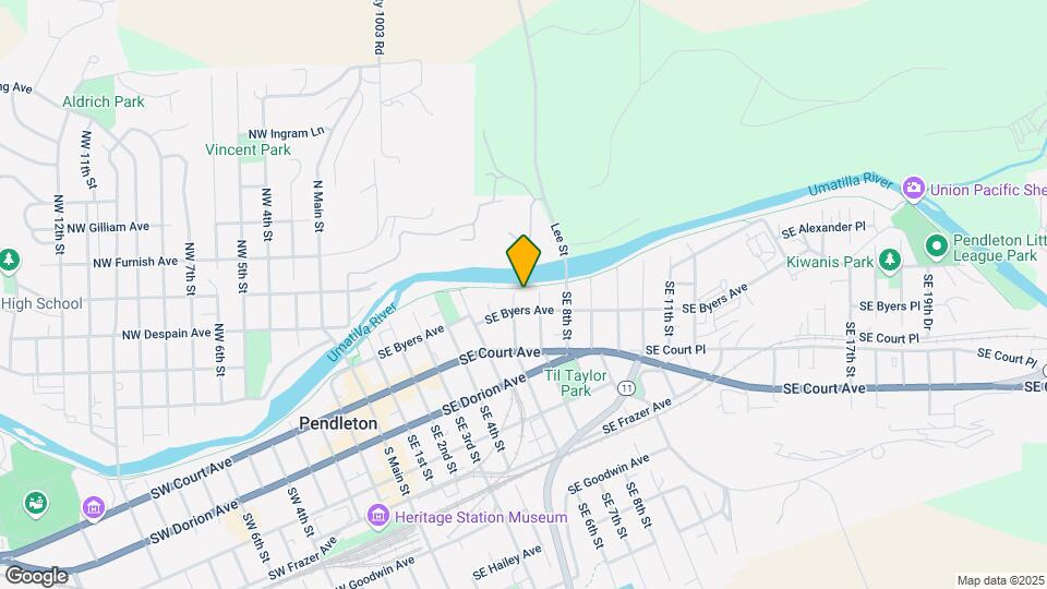607 SE Byers Ave-Unit -Unit B Map and Location Details