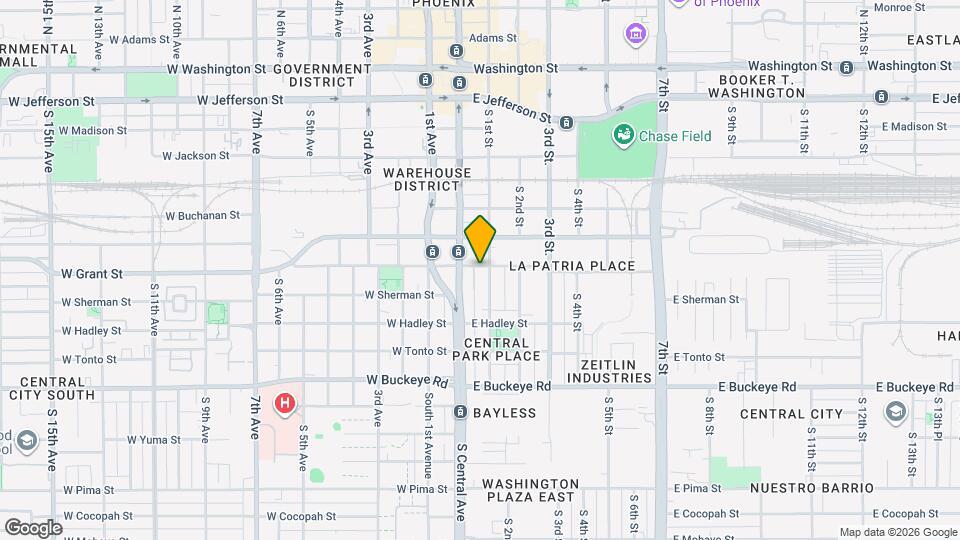 702 S 1st St Map and Location Details