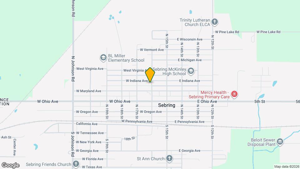 445 N 16th St Map and Location Details