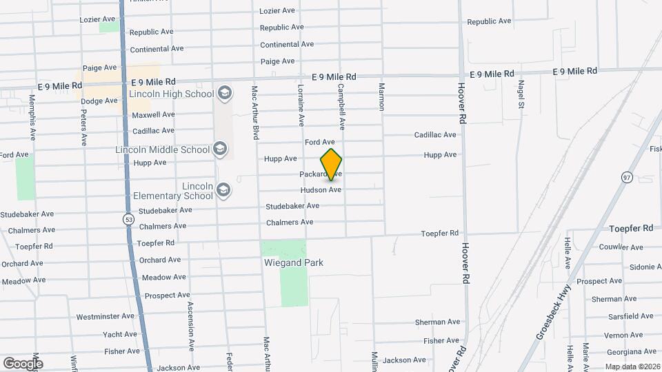 11083 Hudson Ave Map and Location Details