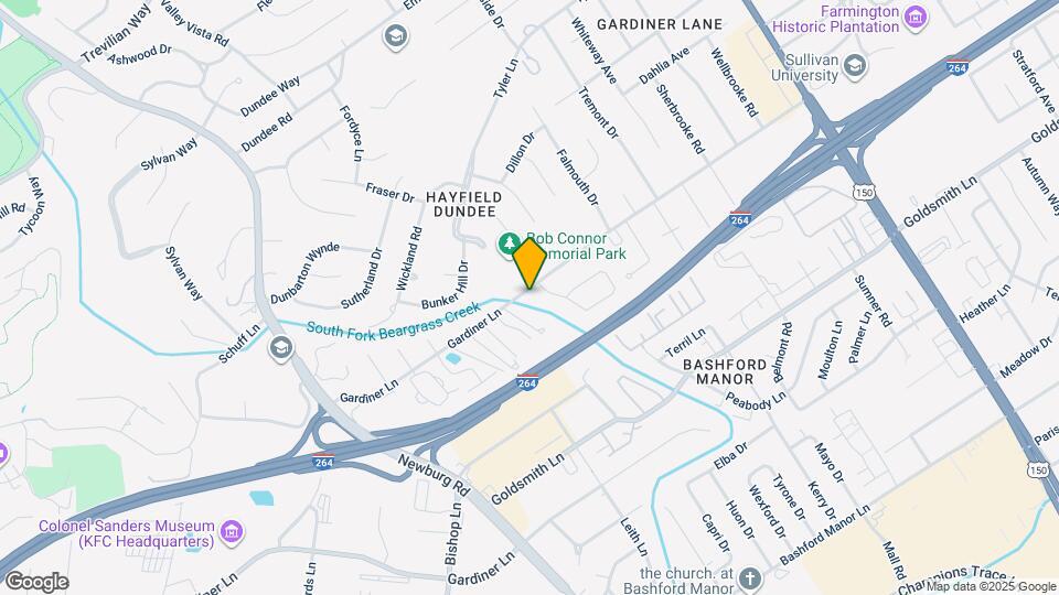 1800 Gardiner Ln Map and Location Details