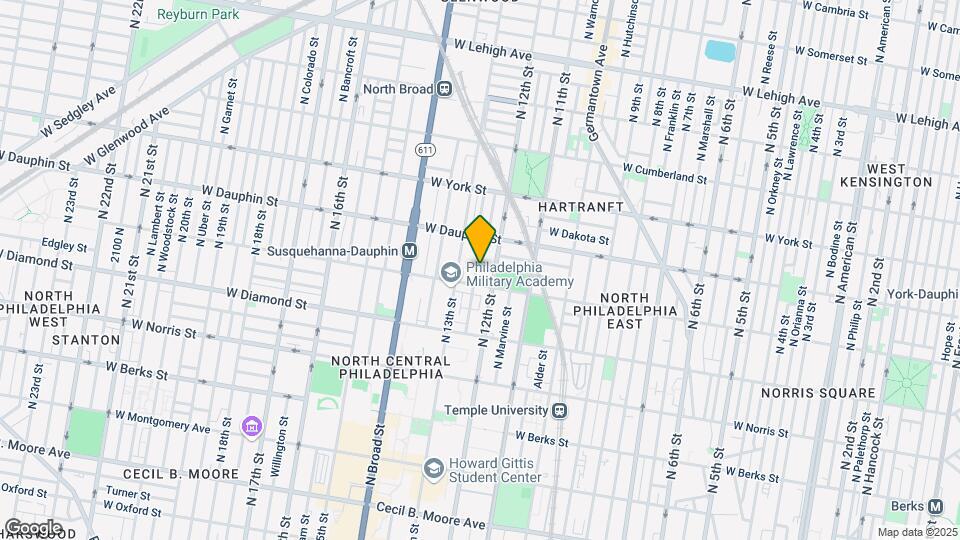 2219 N Camac St Map and Location Details