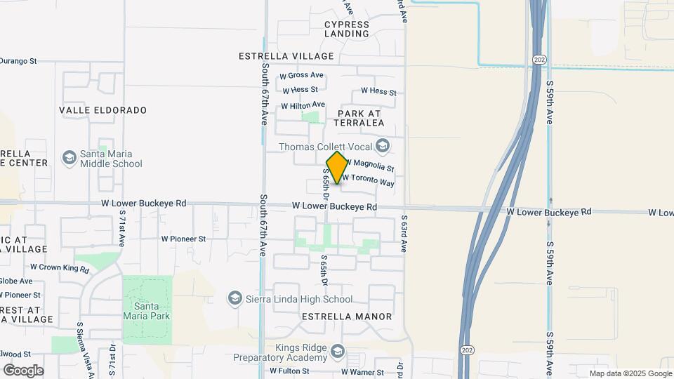 2634 S 64th Ln Map and Location Details