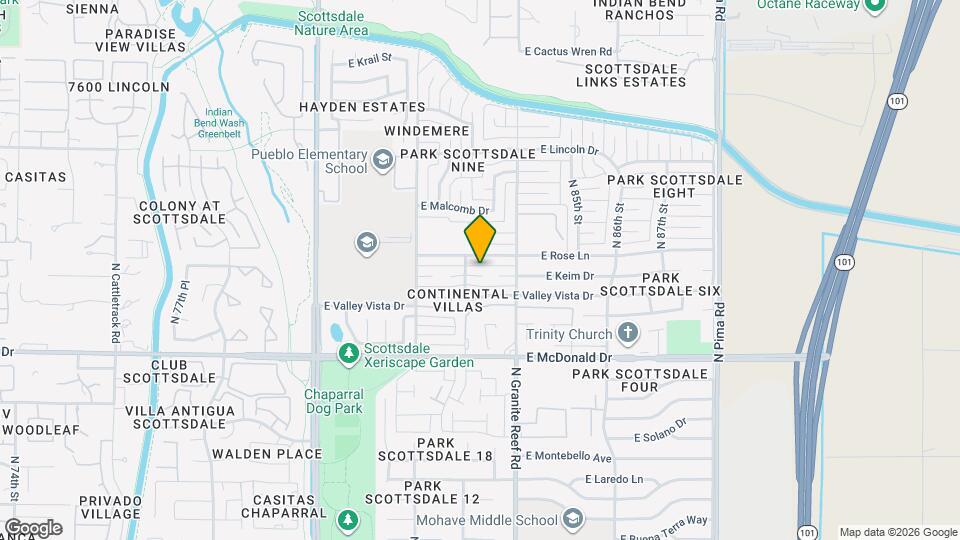 8314 E Keim Dr Map and Location Details