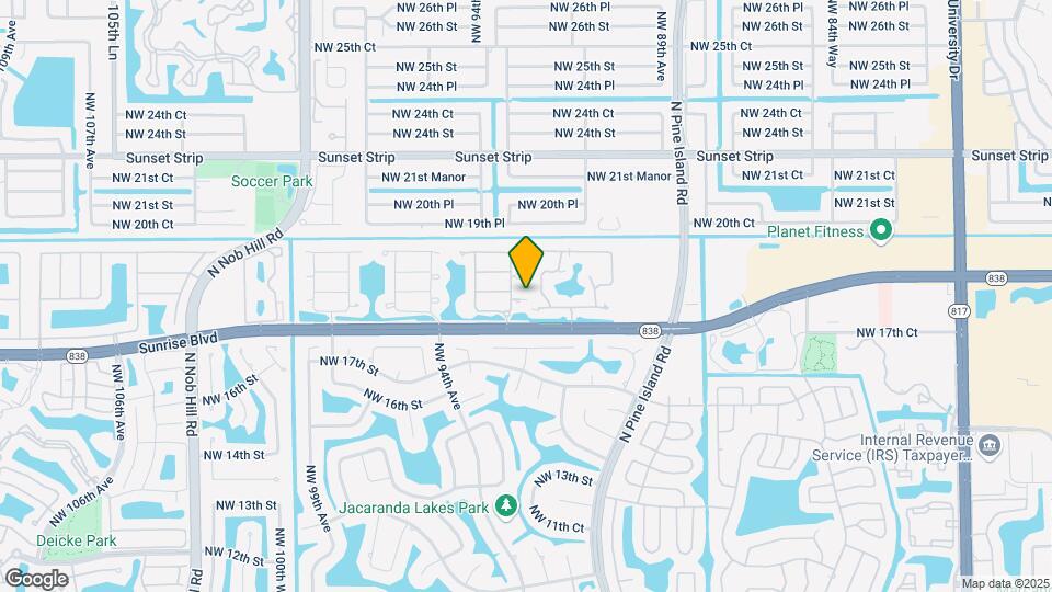 1838 NW 93rd Terrace Map and Location Details
