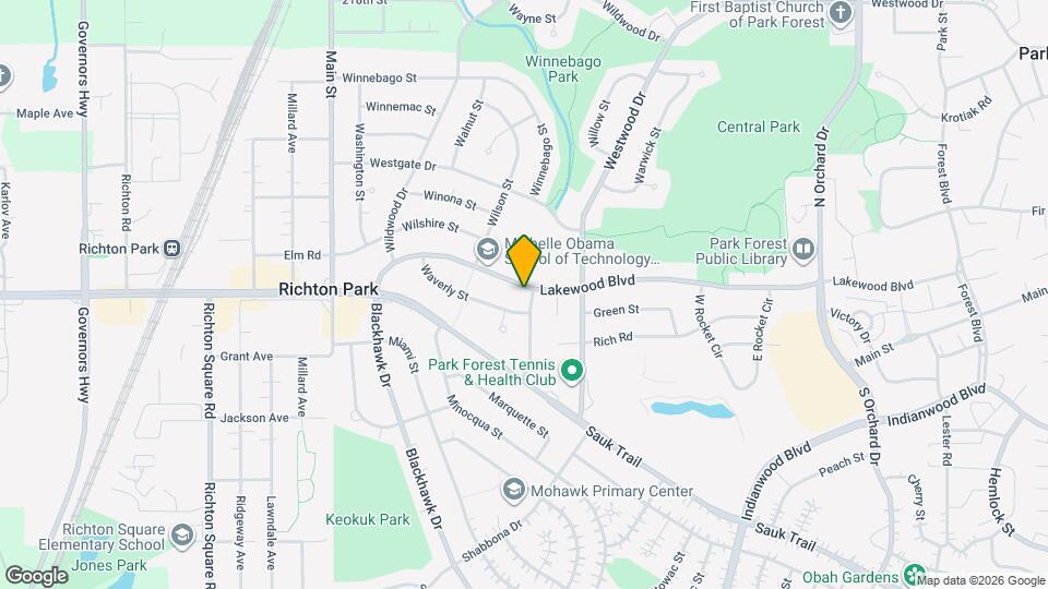 517 Lakewood Blvd Map and Location Details