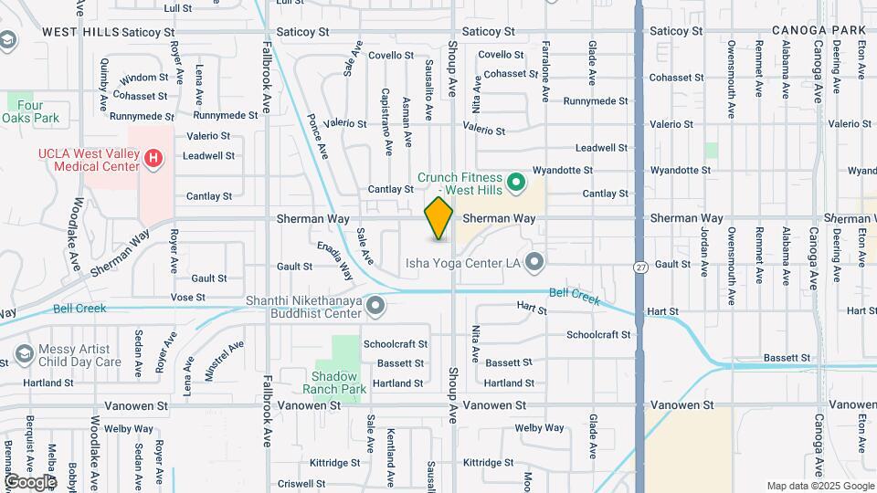 7125 Shoup Ave Map and Location Details