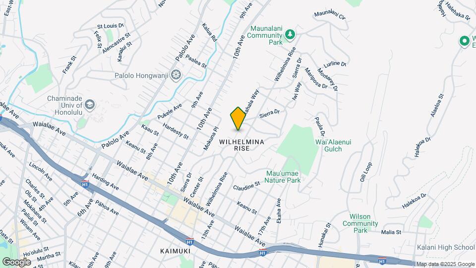1533 Pualele Pl Map and Location Details