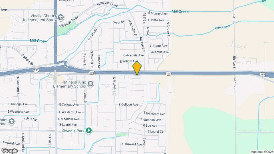 414 S Summit St Map and Location Details