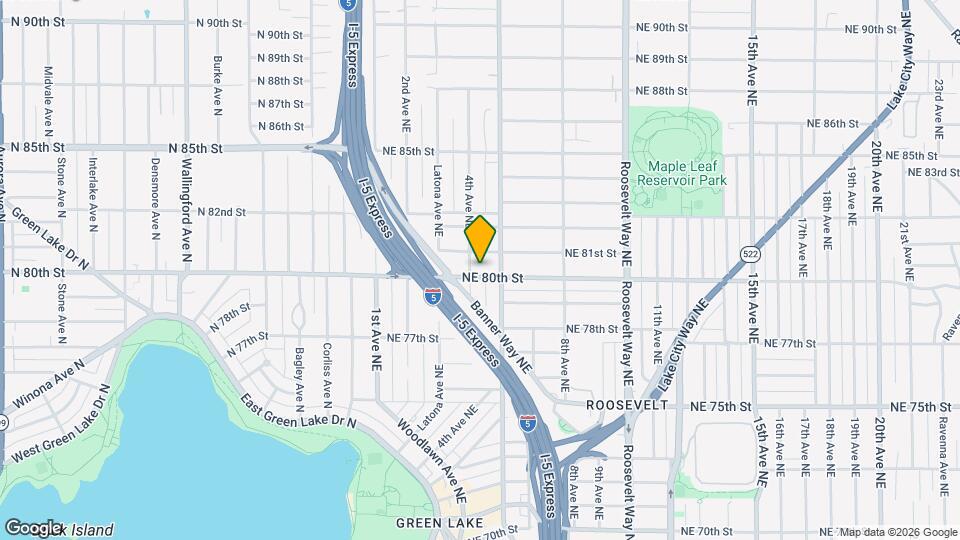 406 NE 80th St Map and Location Details